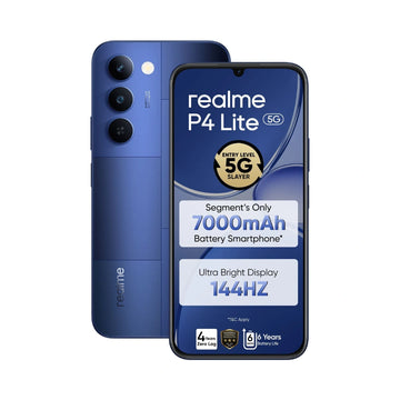 Realme P4 Lite 5G | 6.8inch IPS LCD Display | 144Hz Refresh Rate | MediaTek Dimensity 6300 | 13MP Rear Camera | 5MP Front Camera | 7000mAh Battery | LPDDR4X Memory Technology
