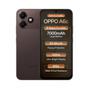 OPPO A6c | 6.75 inches LCD Display | 120Hz Refresh Rate | UNISOC T7250 Processor | 13MP Rear Camera | 5MP Front Camera | 7000mAh Battery