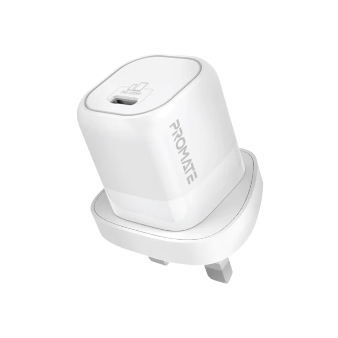 Promate 25W PD Adapter - White