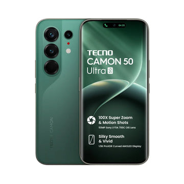 TECNO CAMON 50 Ultra 5G | 6.78 inches AMOLED Display | MediaTek Dimensity 7400 Ultimate | 50MP Dual Camera | 50MP Front Camera | 6500mAh Battery | 45W Super Charging