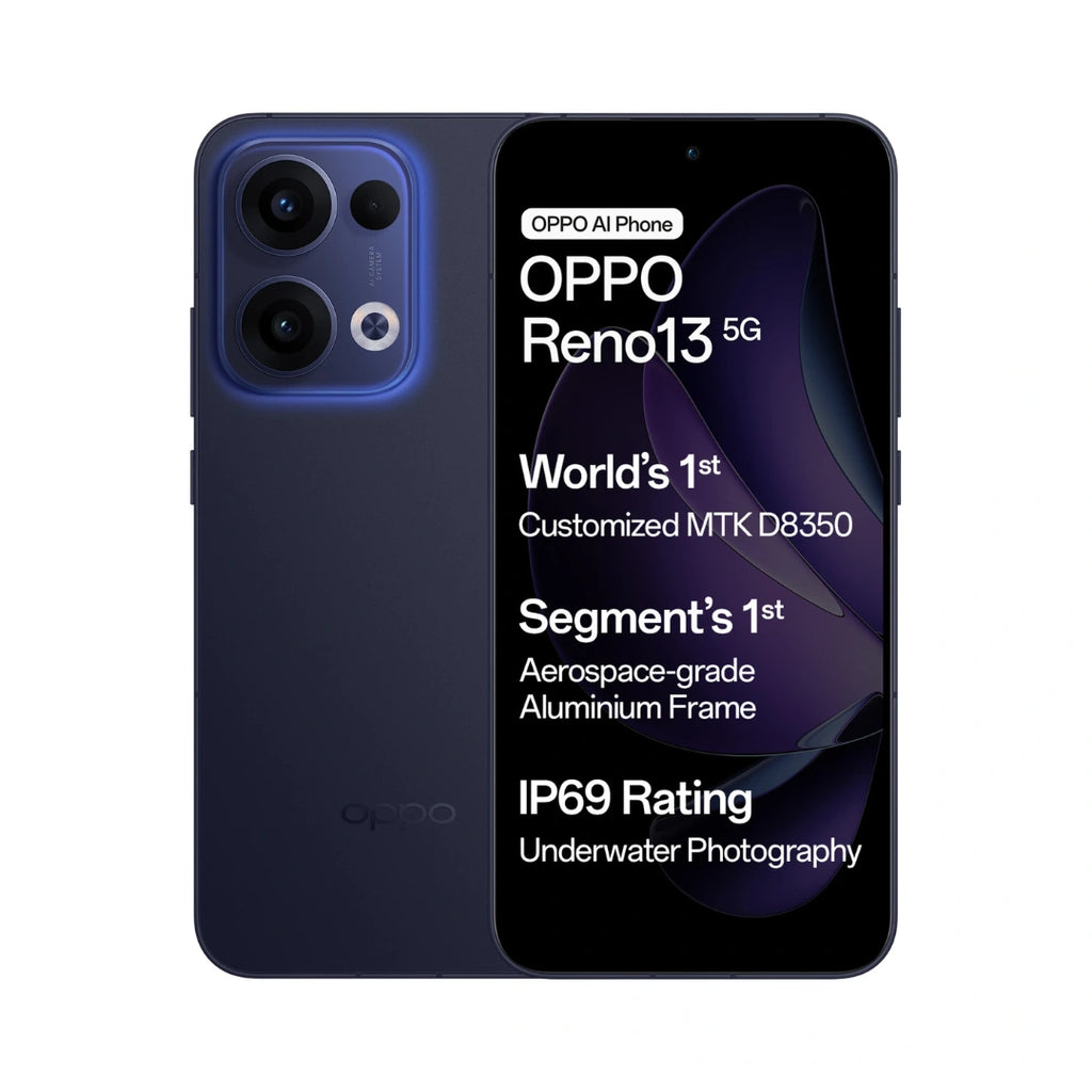 Oppo reno 13 | Mediatek Dimensity 8350 | AMOLED Display | Dual SIM | 5600 mAh Battery