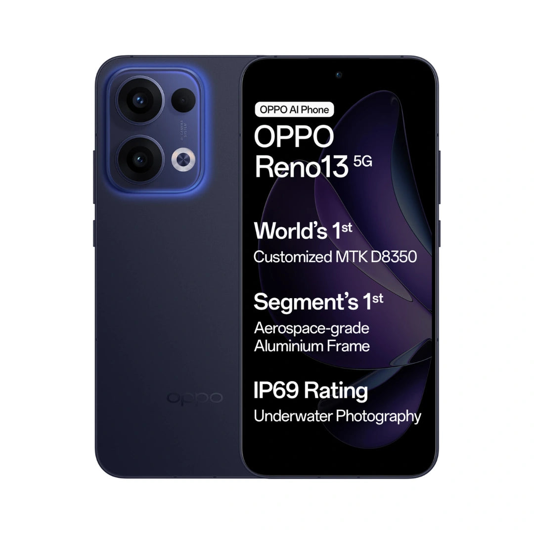 Oppo reno 13 | Mediatek Dimensity 8350 | AMOLED Display | Dual SIM | 5600 mAh Battery