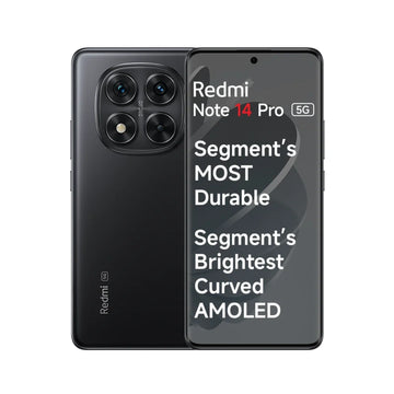 Redmi note 14 Pro 5G | 3D Curved AmOLED Display | MediaTek 7300 Ultra Chipset | 5500mAh Si/C Battery | Triple Camera Mobile