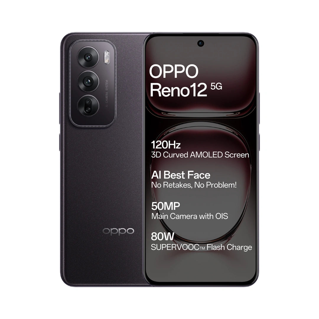 Oppo Reno 12 5G | AMOLED Display | Mediatek Dimensity | 32MP Front Camera |5000 mAh Battery