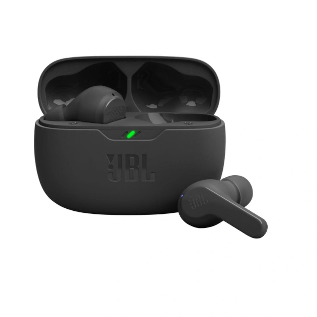 JBL Wave Beam in-Ear Wireless Earbuds (TWS) with Mic,App for Customized Extra Bass Eq,32 Hours Battery&Quick Charge,Ip54 Water&Dust Resistance,Ambient Aware&Talk-Thru,Google Fastpair (Beige)