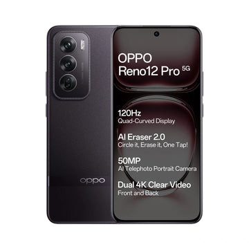 Oppo Reno 12 Pro 5G 12GB Ram, 512GB Storage |  AMOLED Display |  Mediatek Dimensity | 50MP Triple Rear Camera|  50MP Front Camera | 5000 mAh Battery