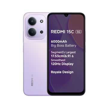 Redmi 15C 5G | MediaTek Dimensity 6300 | Hyper OS | 50MP Main Camera | 8MP Front Camera | 6000mAh Battery