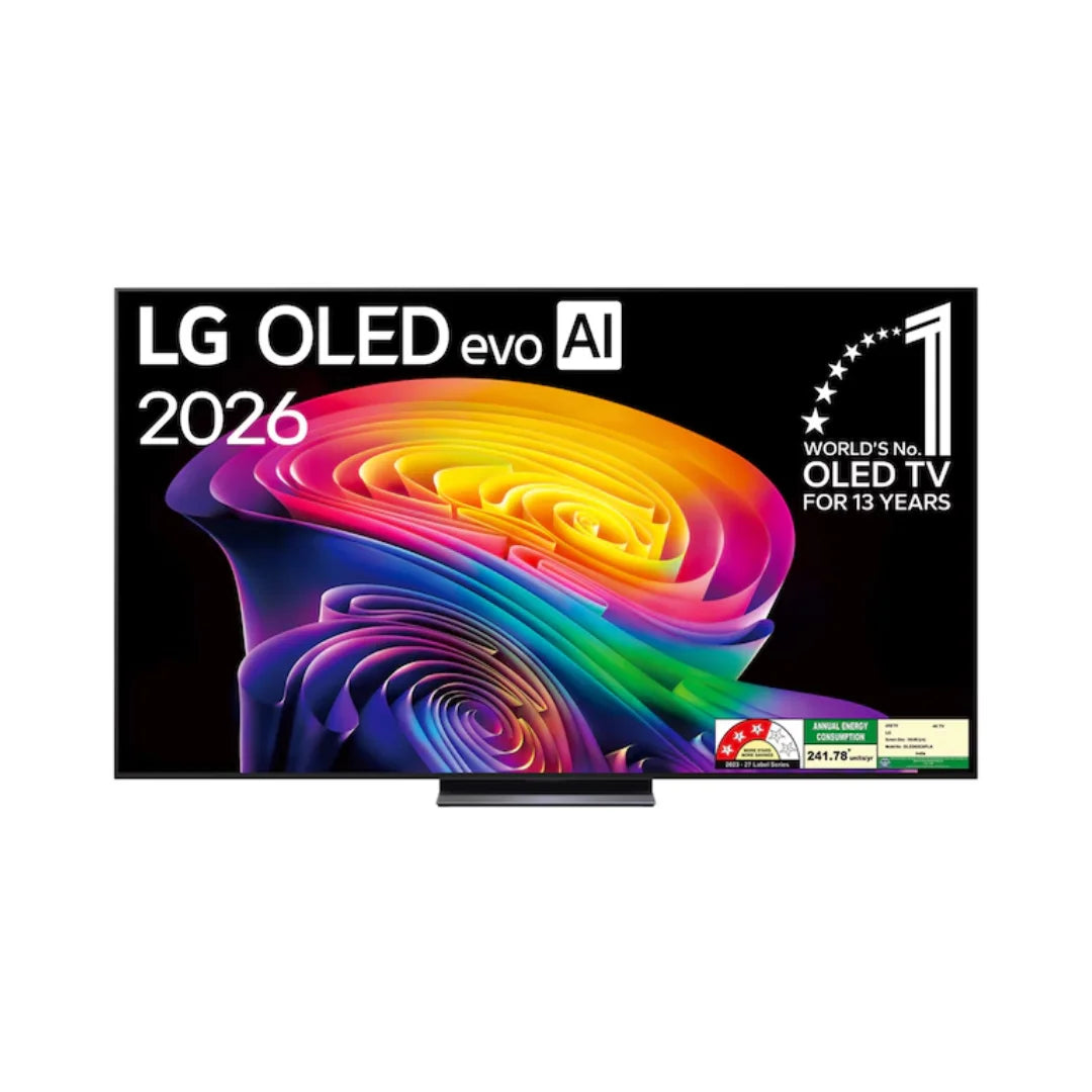 LG 55 inch OLED65C6PLA.ATR | Alpha 11 AI Processor 4K Gen3 with Dual AI Engine | 4K OLED Display | Dolby Vision HDR Support | webOS 26 | Alpha 11 AI Sound Pro
