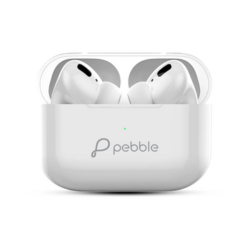 Pebble Echo Buds Bluetooth Earbuds - White