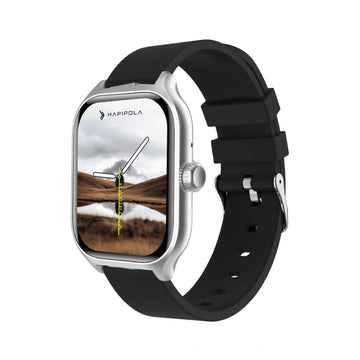 Hapipola Barrel | 2-inch High-Definition (HD) Full-Touch Screen | Upto 5000 nits Display Brightness | Multi-Sport Modes for Workout Tracking