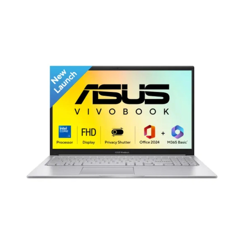 ASUS Vivobook 15 X1504VAP-IN005WS | Intel® Core™ 3 Processor | 8GB DDR5 On Board RAM | 512GB M.2 NVMe™ PCIe® 4.0 SSD | Intel® Graphics