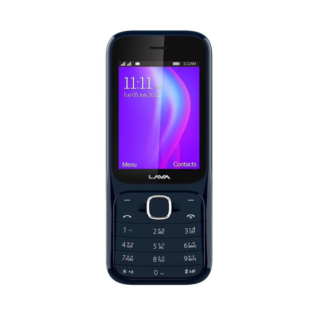 Lava Gem Power Dual Sim Keypad Phone (2.8" Display, Camera & Flash) | 2575mAh Smart AI Powerful Battery | Wireless FM & Recording | 7-Language Support| Stereo Speakers | Call Recording
