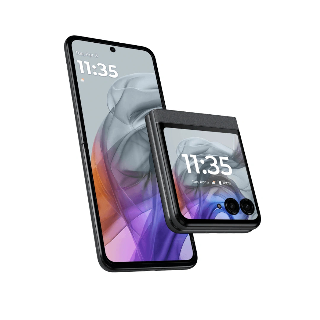Motorola razr 50 | 3.6" External AMOLED Display | 6.9" AMOLED 120Hz Display | 32MP Selfie Camera display
