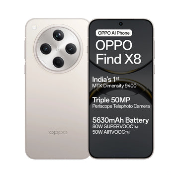 Oppo Find X8 | AMOLED Display | Mediatek Dimensity | 50MP Triple Rear Camera | 32MP Front Camera| 5630mAh Battery