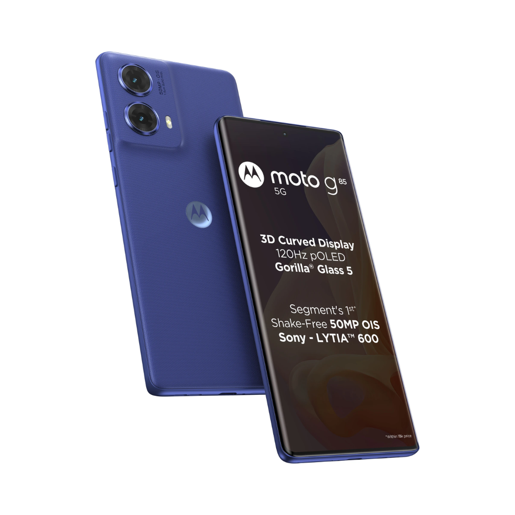Moto  G85 5G Smartphone (U Snapdragon 6s Gen 3 Processor | AMOLED Display | Nano-SIM, eSIM | 5000mAh Battery