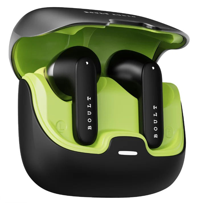 Boult Audio Xena Pro | 100H Playtime | Quad Mic ENC 45ms Low Latency Gaming | Premium Rubber Grip Case | 13mm Bass Drivers | Bluetooth 5.3 Truly Wireless in Earbuds
