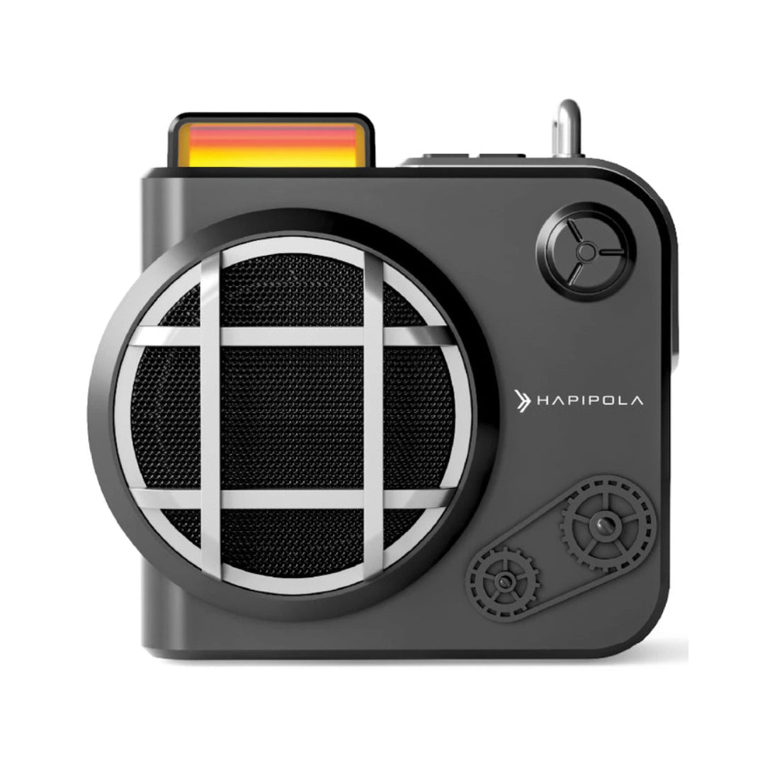 Hapipola POP Bluetooth Speaker | Upto 4 to 5 Hours Playback Time | 1200mAh Battery | USB & TF Card Support | FM Radio & Dual Pairing Support | Type-C Charging Interface