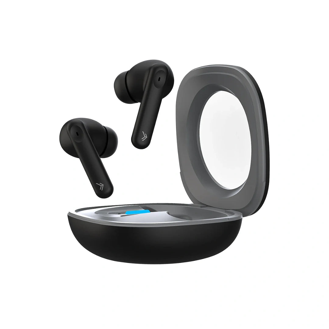 HAPIPOLA CIRCLE Earbuds | 13mm Driver | 100 hours Stand-by | 50 hours Combined Playback | Touch Control Type C Interface