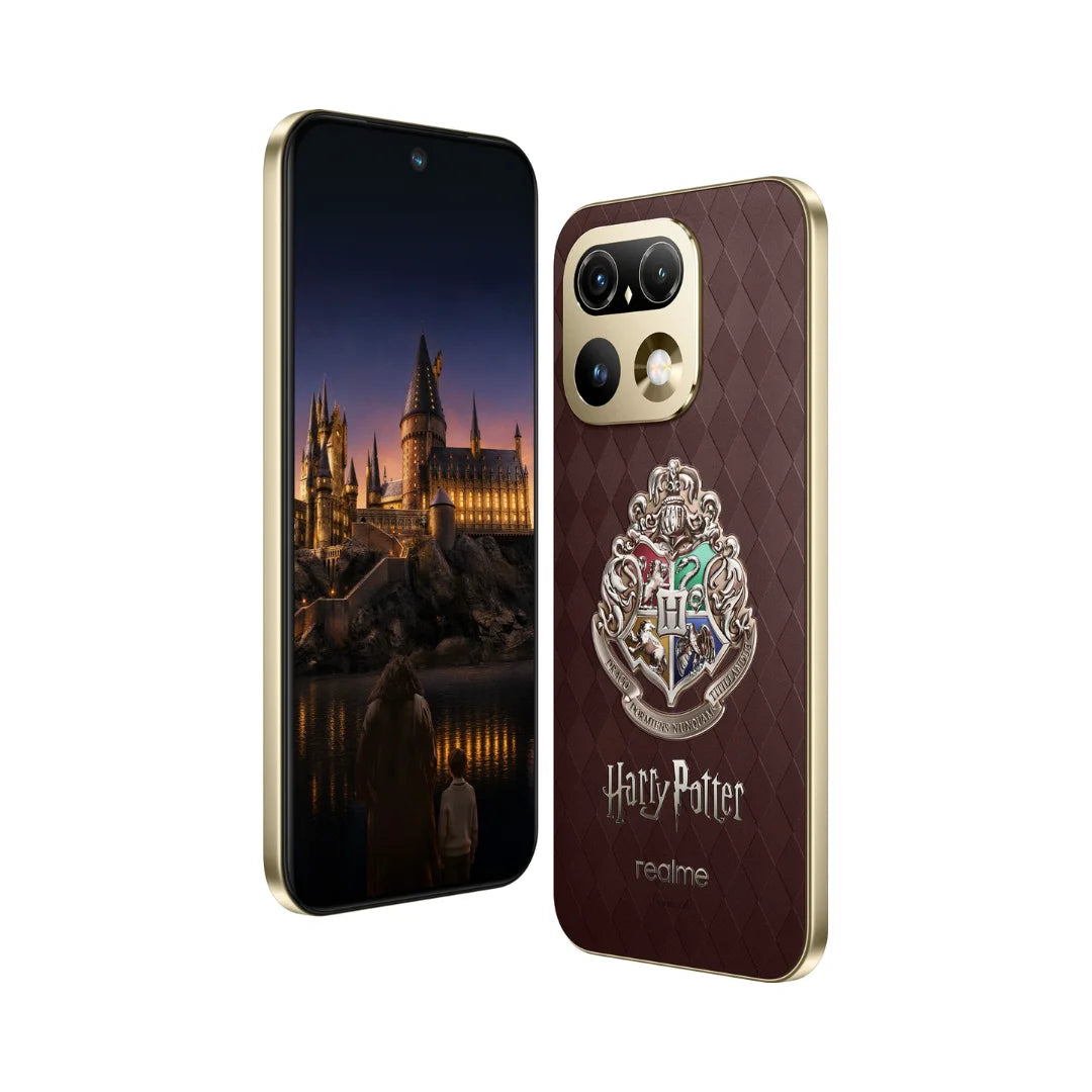 Realme 16 Pro 5G Harry Potter Edition (Magic Brown) | MediaTek Dimensity 7300 Max | Android 16 | AMOLED Display | 200MP Rear Camera | 50MP Front Camera | IP69 Water Resistance | 7000mAh Battery | 80W SUPERVOOC Charge
