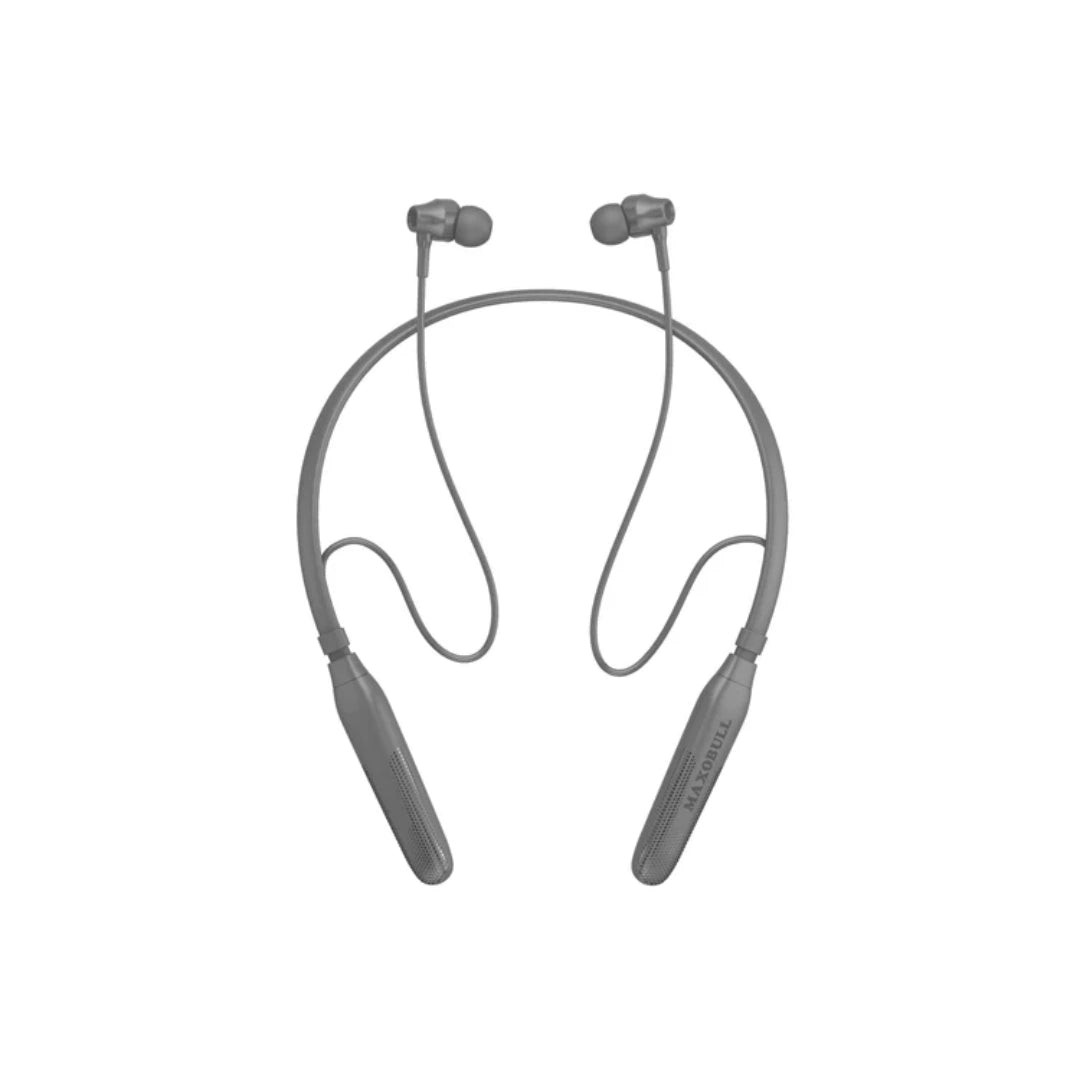 Maxobull Neo Neckband | 280mAh Capacity | 50hrs Music | 17hrs Talk | 250hrs Standby | 2hrs Charging Time | HD Microphone for Clear Voice Quality