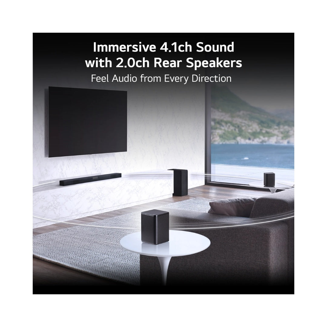LG Soundbar for TV featuring Bluetooth Streaming and Surround Sound Speakers | DTS Digital Surround | Dolby Digital