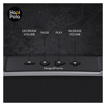 Hapipola-Armour-Portable-Bluetooth-Speaker-Control-Button