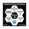 Samsung 330 L, 2 Star BESPOKE AI Refrigerator | Twin Cooling System | Multi Flow Cooling Features