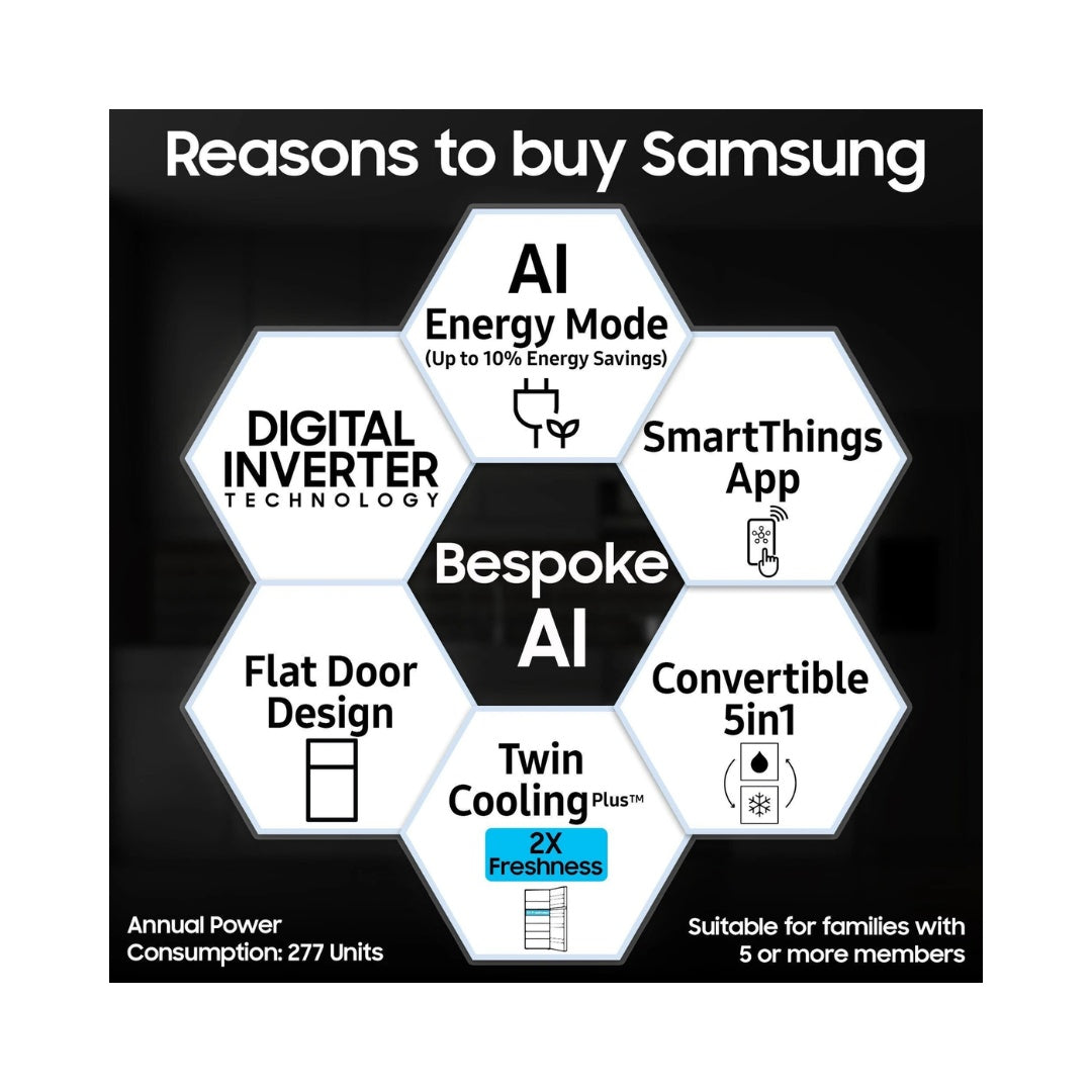 Samsung_330 L_2 Star_BESPOKE_AI_Refrigerator