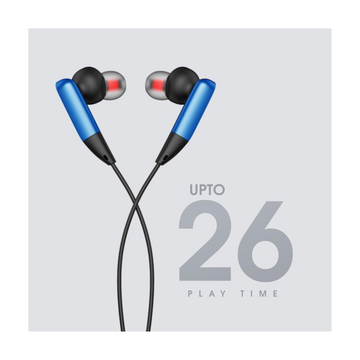 Candytech Gravity Pro Bluetooth Neckband - 26 hrs Playtime