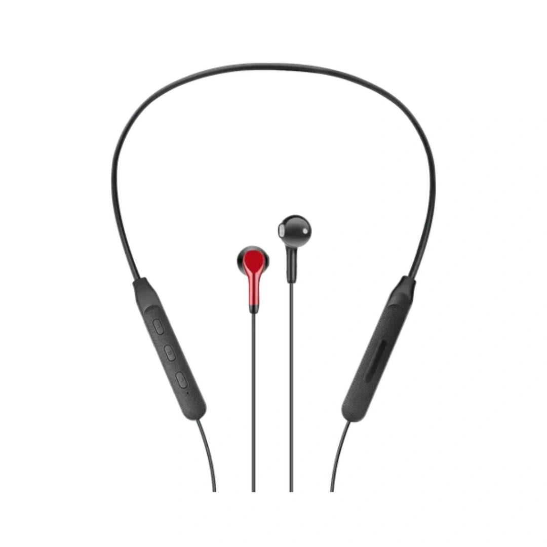 GIZMORE MN220 Neckband | IPX4 Water Resistance | Active Noise Cancellation | High Bass Sound | 360 degree Surround Stereo Sound