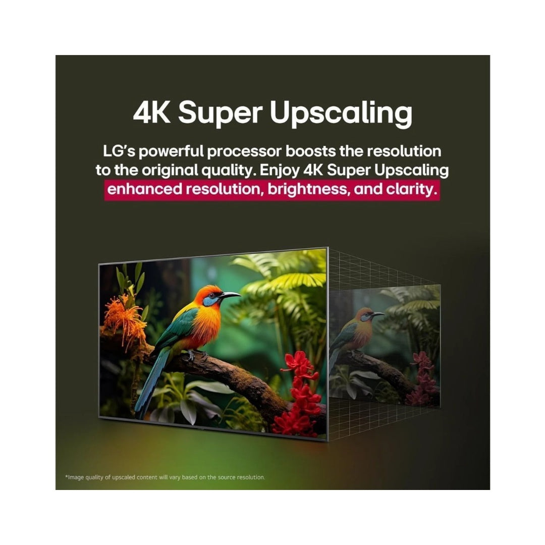 LG 164 cm (65 Inches) 4K UHD AI Tv | HDR10  | webOS 25 | Dolby Atmos | α7 AI Processor 4K Gen8 Powerful Processor