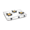 Vidiem Tusker Pulse 3 Burner Gas Stove | Premium High Gloss Stainless Steel Body | High-Efficiency Precision Gas Valves