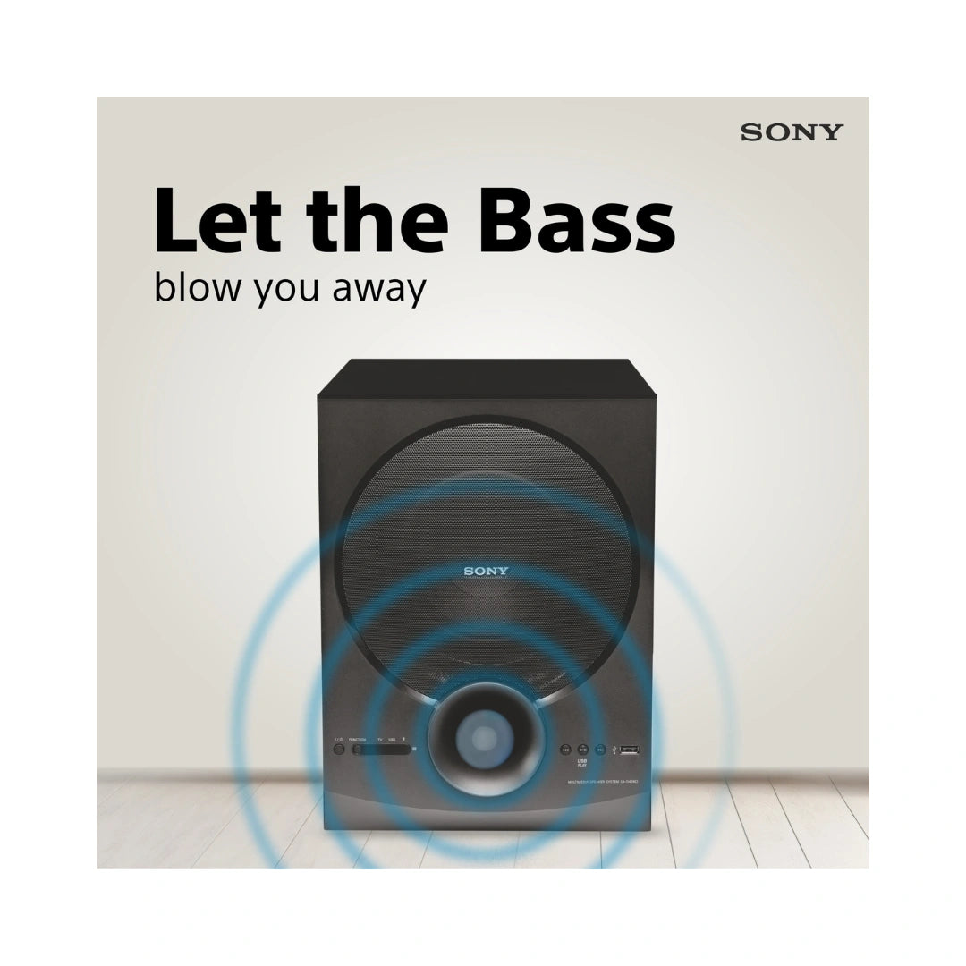 SONY | 4.1ch Home Theatre PC Speaker system with Powerful Subwoofer | 100 W Bluetooth Home Theatre | Wireless, Bluetooth