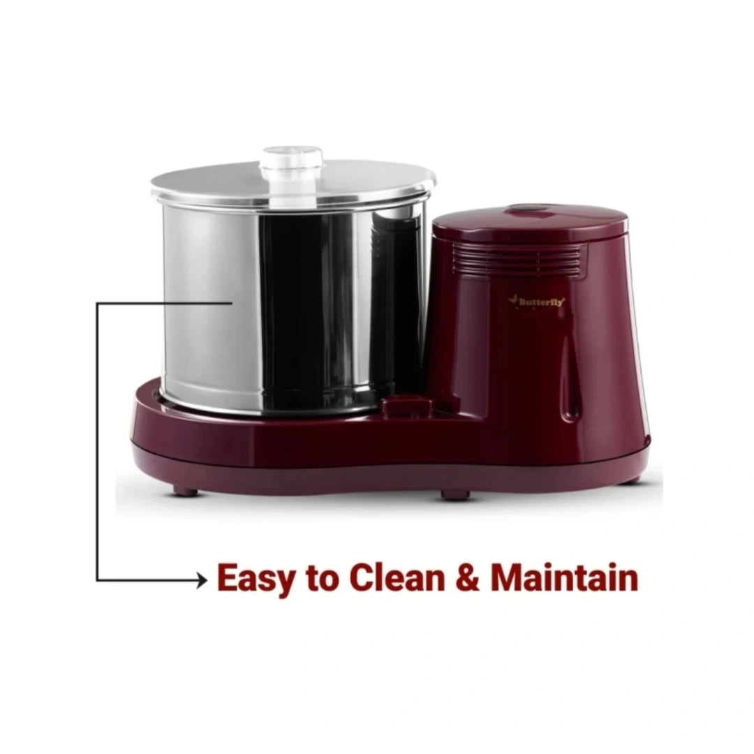Butterfly 2ltr Bloom Table Top Wet Grinder | Motor Speed - 50 Hz |  Number of Stones - 2