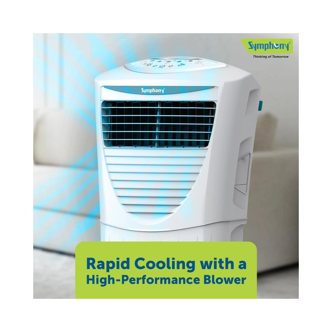 HiCool 45i Room Air Cooler | Remote Control With Timer | Honeycomb Pad | Cool Flow Dispenser For Uniform Cooling |