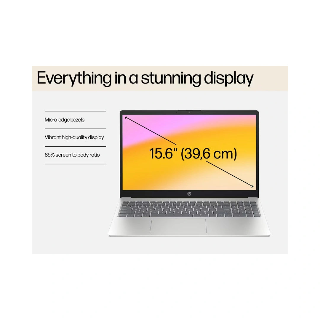 HP 15-FD0624TU | Intel® Core™ i3 Processor | 8GB Memory | 512GB SSD Storage | Intel® UHD Graphics Card | Windows 11 Home |