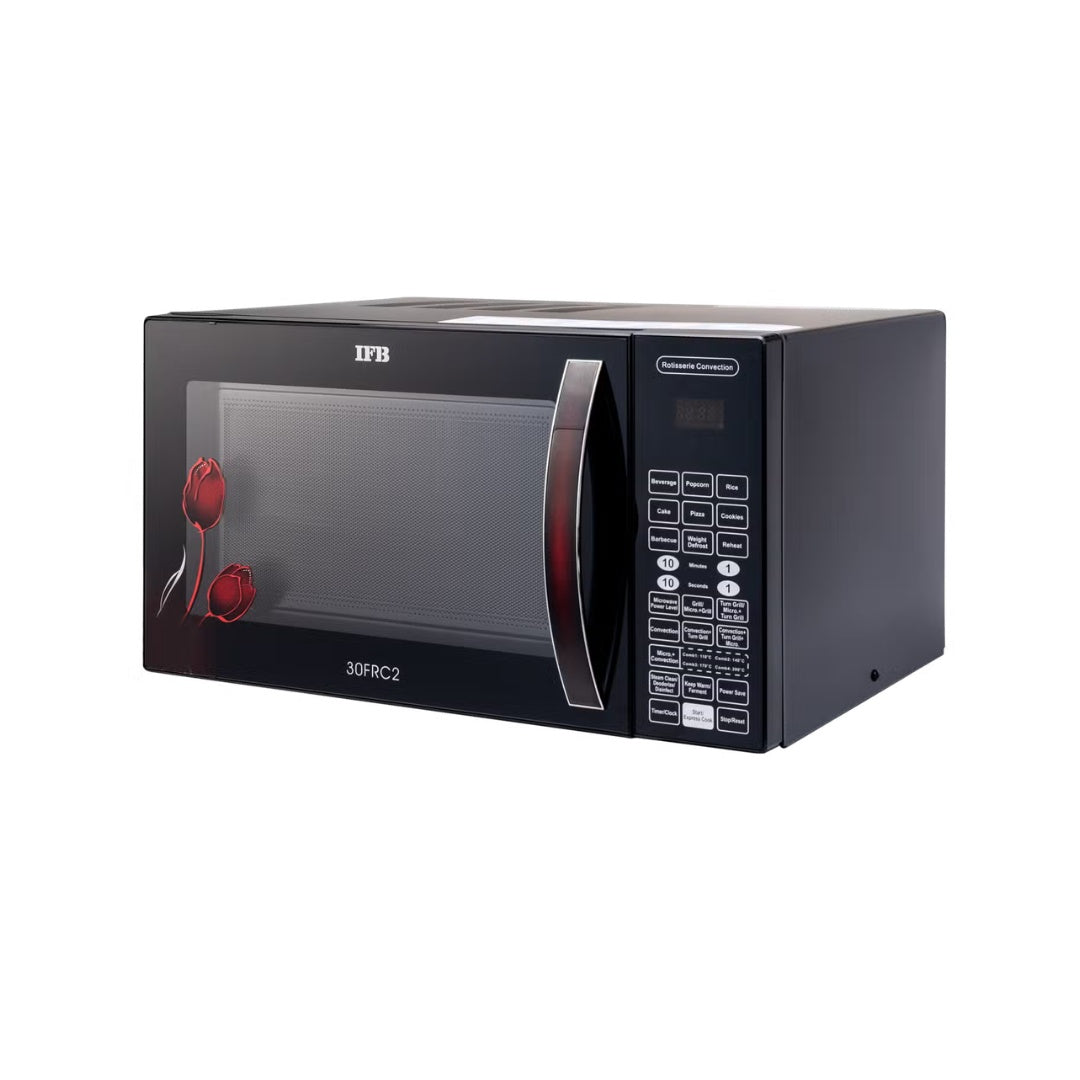 IFB 30 L Convection Microwave Oven | Overheating Protection | ‎101 Auto Cook Menus | Digital Clock | Sensor Malfunction Protection