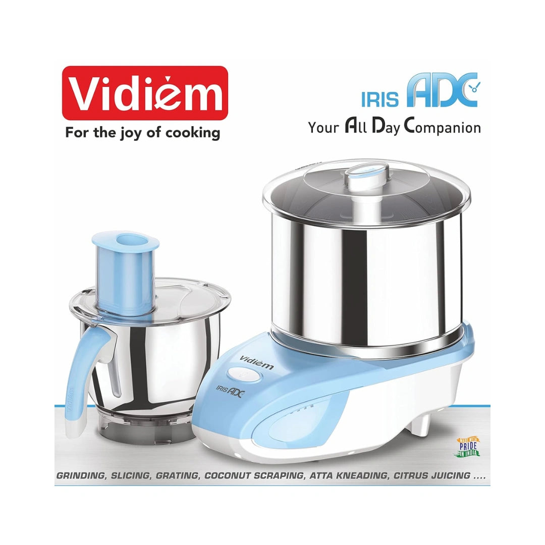 Vidiem Iris ADC Wet Grinder With Food Processor