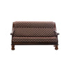 Heritage Suriyan 3 + 1 + 1 Teakwood Sofa | Premium Fabric | Teak Wood |
