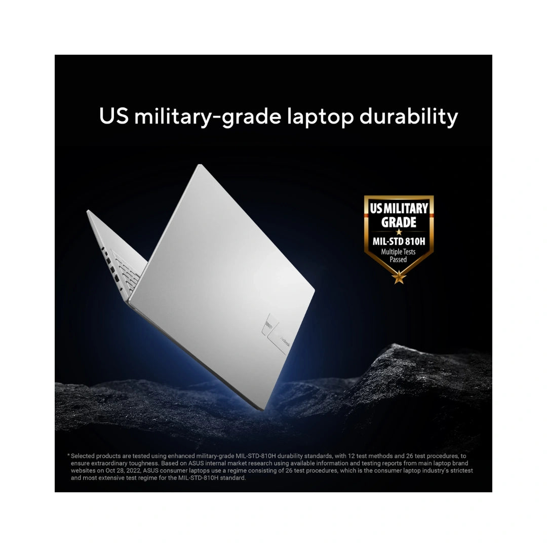 ASUS VIVOBOOK M1502NAQ-BQ121WS | AMD Ryzen™ 7 170 Processor | 16:9 Aspect Ratio | 60Hz Refresh Rate | AMD Radeon™ Graphics | 720p HD Web Camera | Precision Touchpad | Software Included (MyASUS | ScreenXpert | GlideX)
