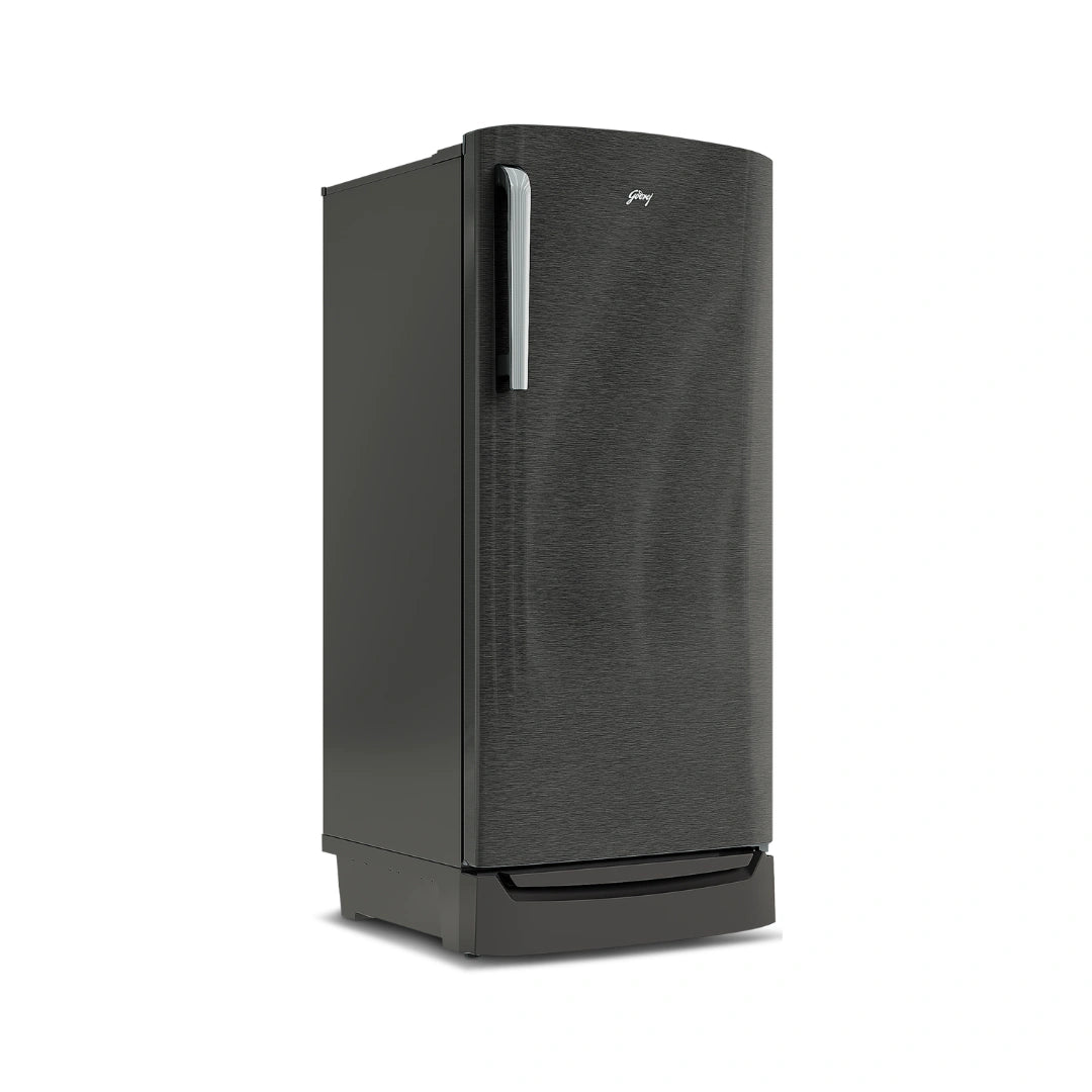 Godrej 2 Star 180L Single Door Refrigerator | Seamless Curved Door Design | Turbo Cooling Technology | 54mm Thickest Insulation
