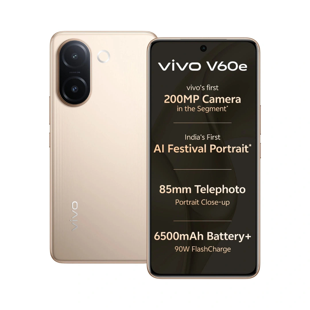 Vivo V60e | 6.77 inch Display | MediaTek Dimensity | 200MP Rear  Camera | 50MP Front camera