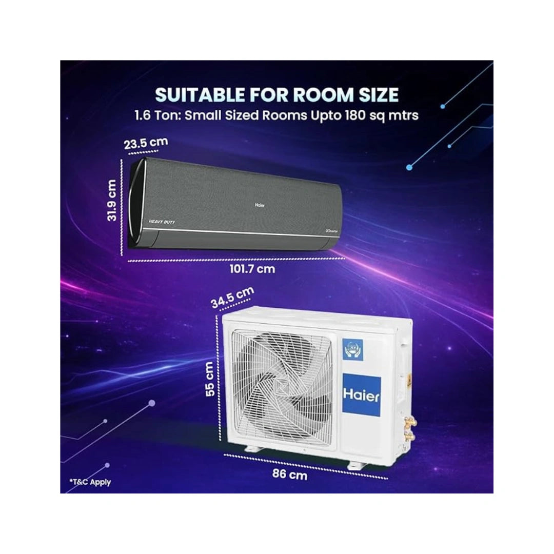 Haier Gravity (1.6) 5 Star AI-ATMOX Smart AC