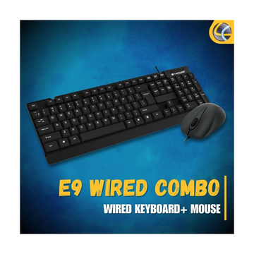 Lapcare E9 Wired Keyboard and Mouse