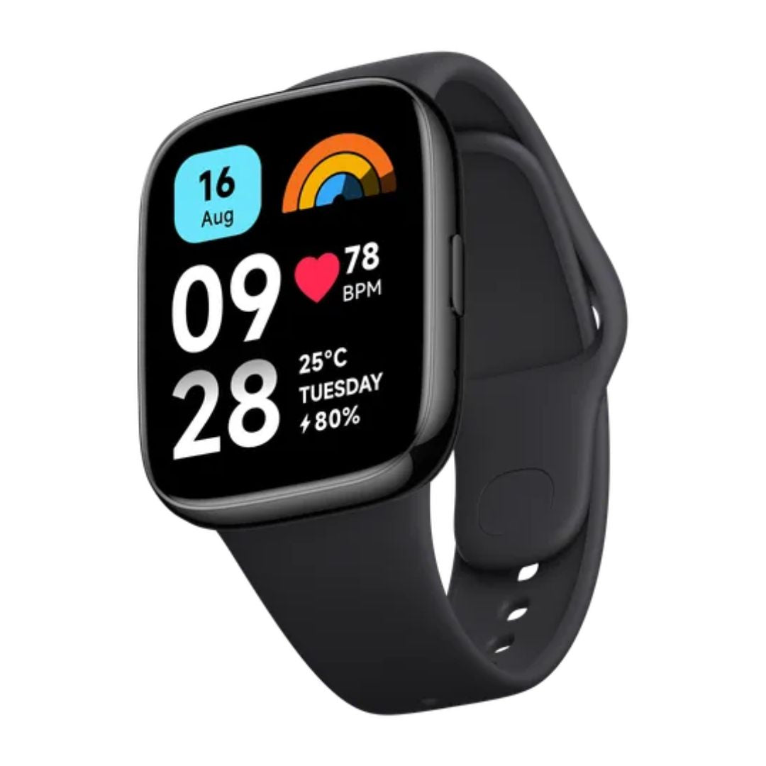 Redmi Smart Watch 3 Active Black| 1.83 Inch Big LCD Display, 5ATM Water Resistant, 12 Days Battery Life, GPS, 100+ Workout Mode, Heart Rate Monitor, Full Scale Fitness Tracking.