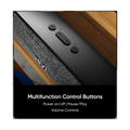 Mivi Fort R50 Soundbar - Multifunction Controls