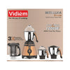 Videm METALLICA BRONZE 1000W Mixer Grinder |  Aria Cool Tec Motor | Metallic Bronze 1000W