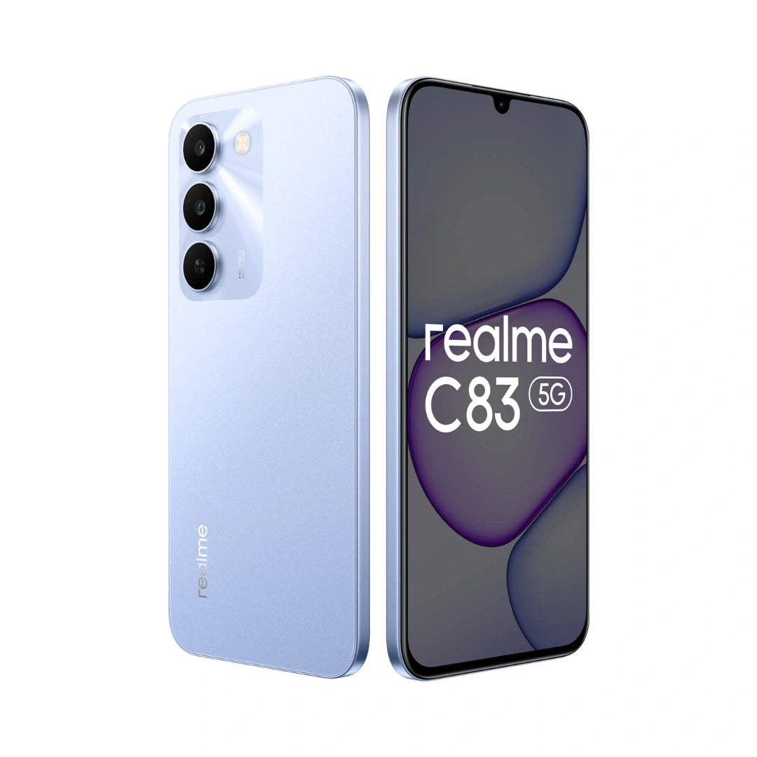 Realme C83 5G | 6.8 inches Display | MediaTek Dimensity 6300 | Realme UI 7.0 | 13MP Rear Camera | 5MP Front Camera | 7000mAh Battery