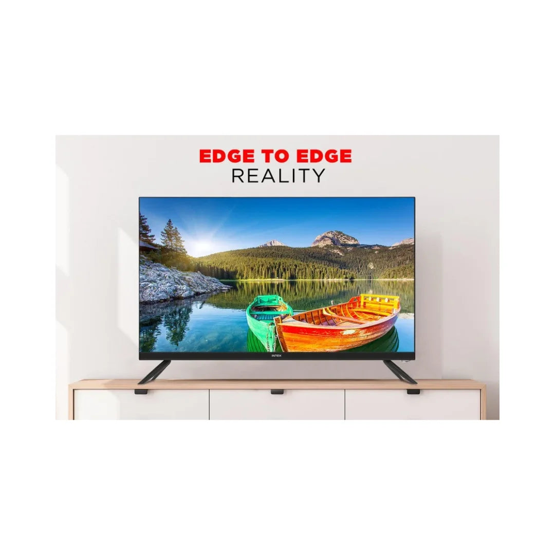 INTEX 32 inch 3243-HD DO HD TV | HDTV 720p Picture Technology | 24W Box Speakers for Immersive Sound Experience | 16.7 Million Dispaly Colours
