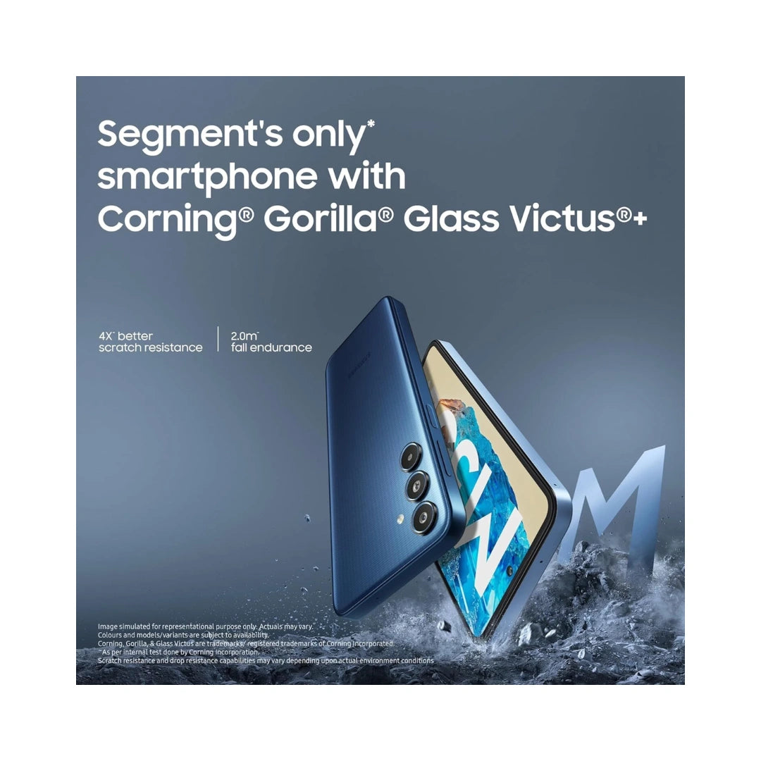 Samsung Galaxy M35 5G | Corning Gorilla Glass Victus+| AnTuTu Score 595K+ | Vapour Cooling Chamber | 6000mAh Battery | 120Hz Super AMOLED Display | 50MP Triple Camera | 13MP Front Camera